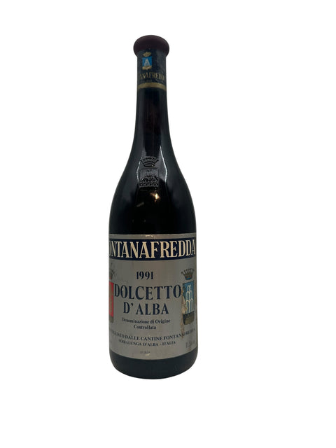 Dolcetto d'Alba Fontanafredda 1991 – bottle