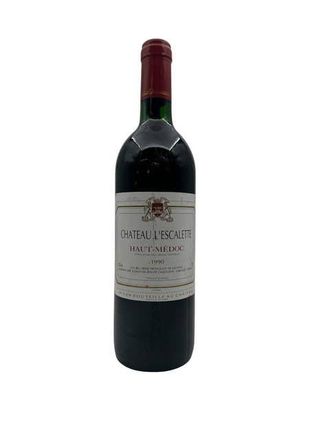 Chateau L'Escalette Haut-Médoc 1990 – bottle