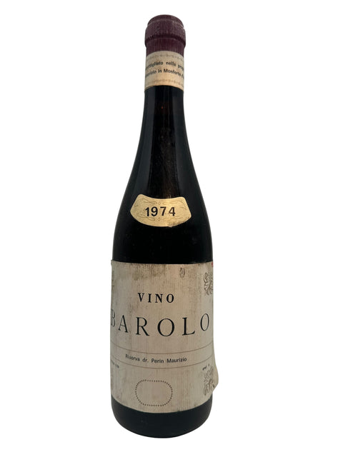Barolo Dr. Perin Maurizio 1974 – bottle