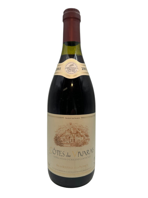 Côtes du Vivarais from 2001 – bottle