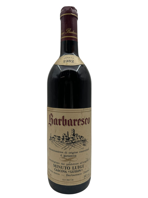 Barbaresco Minuto Luigi 1982 – bottle