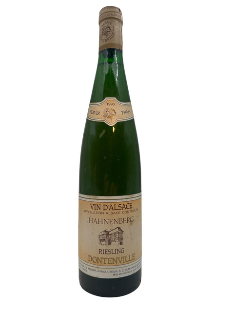 Riesling Dontenville 1990 – bottle