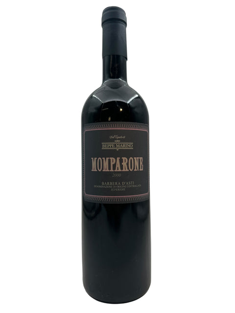Momparone Beppe Marino 2000 Barbera – bottle