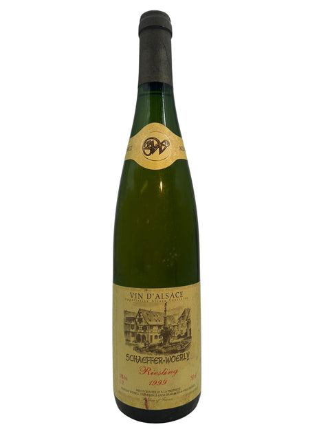 Riesling Schaeffer-Woerly 1999 – bottle