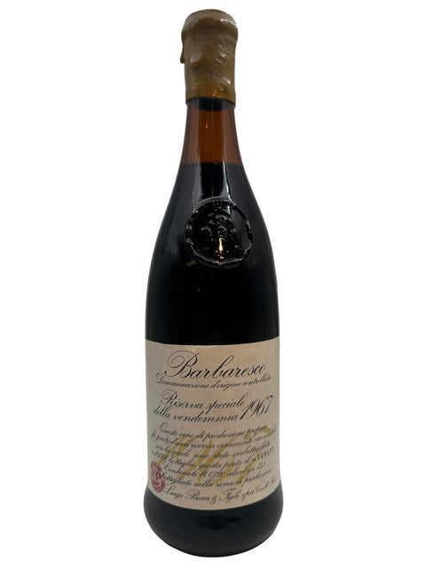 Barbaresco Luigi Bosca 1967 Riserva Speciale – bottle