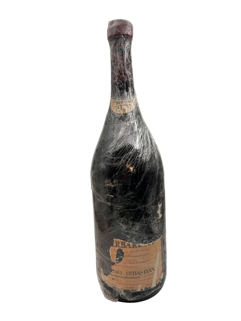 Barbaresco Rosso Sebastian 1971 5 L bad label – bottle