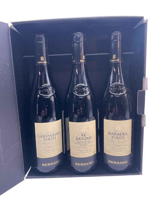 Samplebox 3 wines Bersano 2007 - 2007 - 2008 – bottle