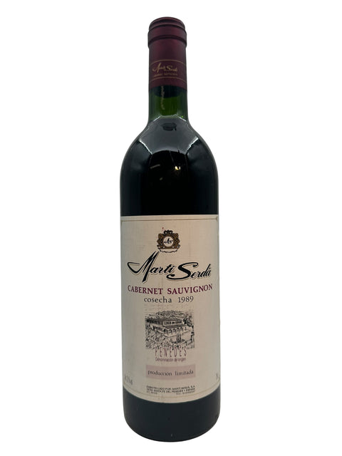 Cabernet Sauvignon Martí Serdà 1989 – bottle