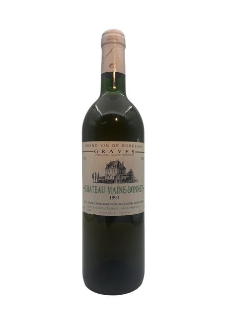 Chateau Maine-Bonnet 1993 Graves – bottle