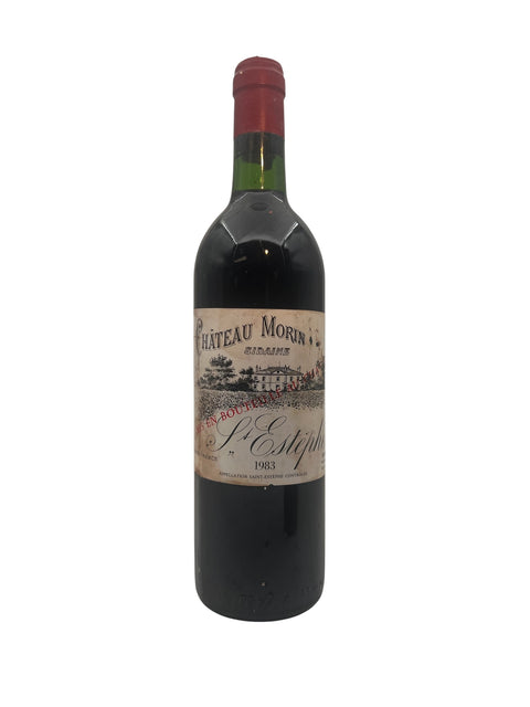 Château Morin 1983 bad label – bottle