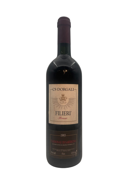 Filieri Dorgali vintage 1993 red wine – bottle