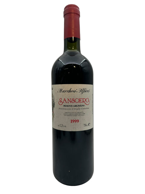 Sansoero Marchesi Alfieri 1999 Grignolino – bottle