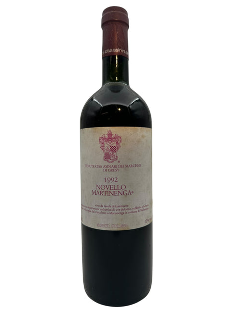 Novello Tenute Cisa Asinari 1992 Marchesi Di Gresy – bottle