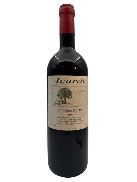 Barbera d'Alba Icardi 1990 – bottle
