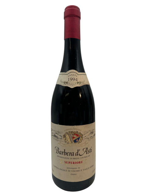 Barbera d'Asti Cantina Sociale 1994 Superiore – bottle