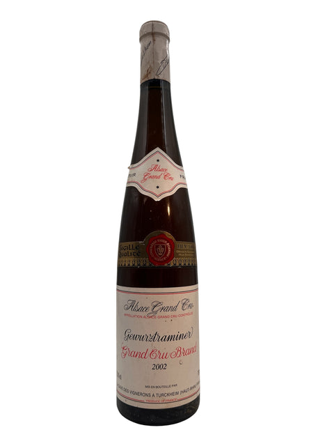 Gewurztraminer Cave de Turckheim 2002 Grand Cru Alsace – bottle