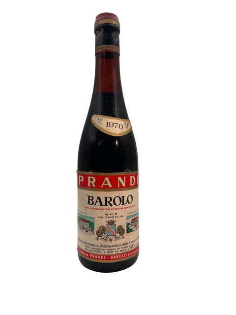 Barolo Prandi 1970 – bottle