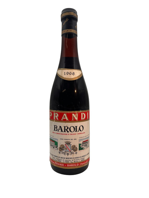 Barolo Prandi 1968 – bottle