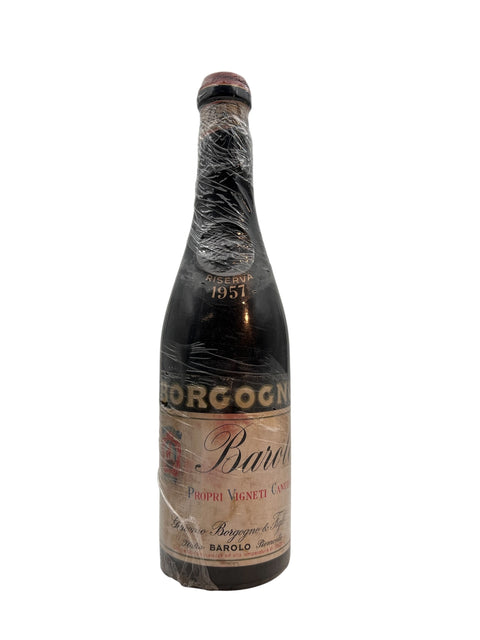 Barolo Borgogno 1957 – bottle