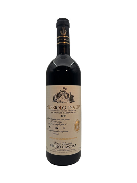 Nebbiolo d'Alba Bruno Giacosa 2004 – bottle