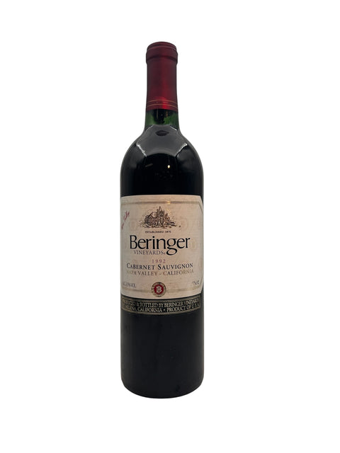 Cabernet Sauvignon Beringer Vineyards 1992 – bottle