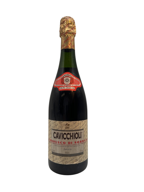 Lambrusco di Sorbara Cavicchioli 1994 – bottle