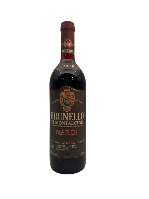 Brunello di Montalcino Nardi 1979 – bottle