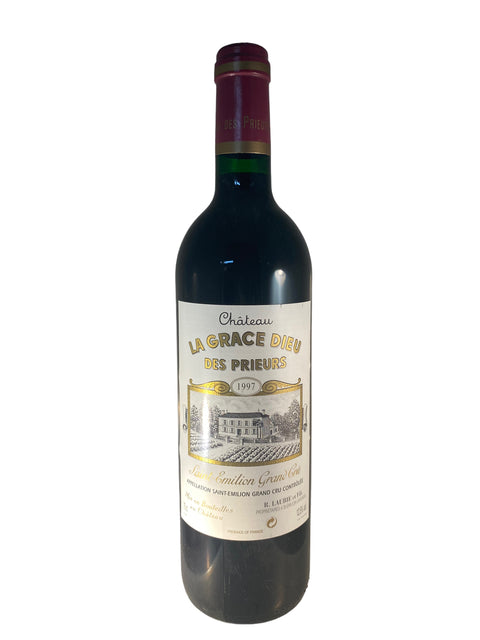 Saint Emilion 1997 La Grace Dieu de Prieurs Gran Cru – bottle